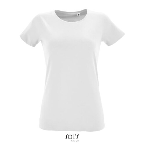 REGENT F Damski T-Shirt Biały S02758-WH-L 