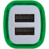 Ładowarka samochodowa USB FRUIT zielony 092809 (2) thumbnail