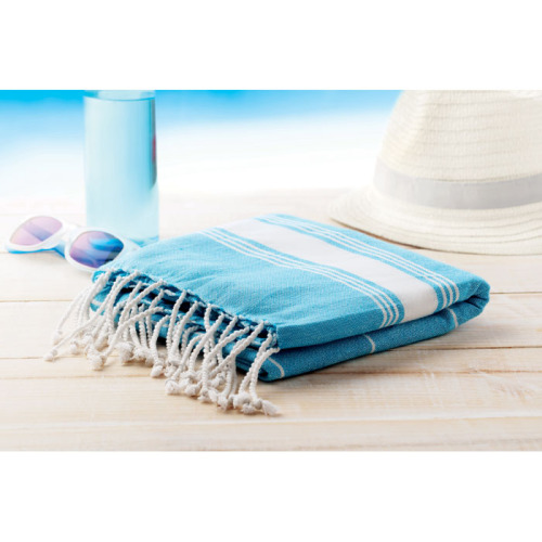 Ręcznik plażowy turkusowy MO9221-12 (2)