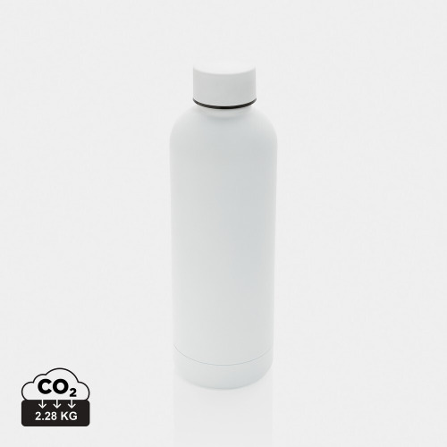 Butelka termiczna 500 ml, stal nierdzewna z recyklingu biały P435.703 (9)