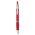 Długopis z gumowym uchwytem przezroczysty czerwony KC6217-25  thumbnail