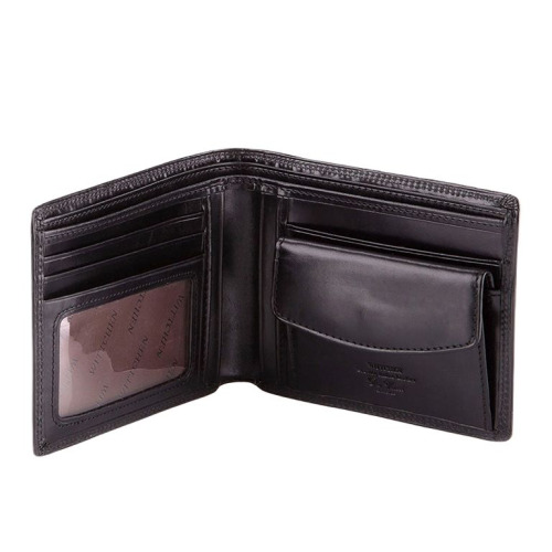 Męski portfel WITTCHEN z herbem średni Czarny WITT39-1-173 (1)