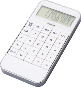 Kalkulator biały