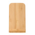 Bambusowa ładowarka bezprzewodowa 10W B'RIGHT, stojak na telefon drewno V0349-17 (2) thumbnail