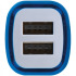Ładowarka samochodowa USB FRUIT niebieski 092804 (2) thumbnail