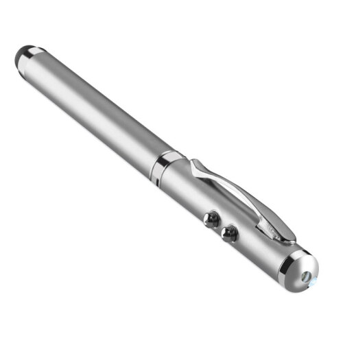 Długopis i wskaźnik laserowy srebrny mat MO8097-16 (4)