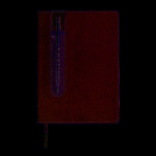 Zestaw upominkowy, notatnik A5 (kartki w linie), długopis czarny V2717-03 (2)