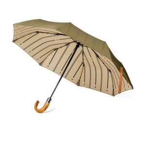 Składany parasol 21" VINGA Bosler AWARE™ RPET zielony