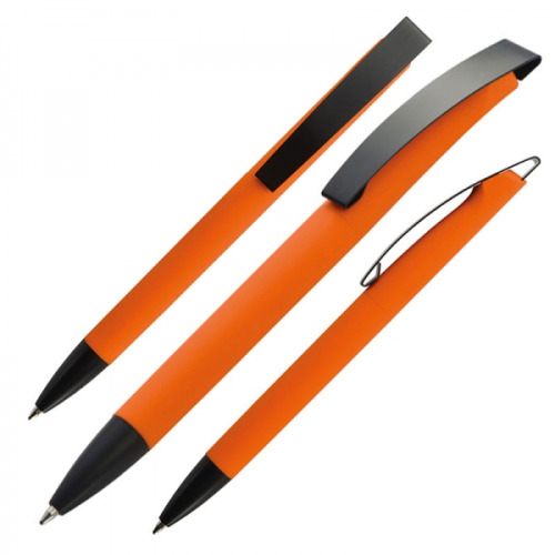Długopis plastikowy BRESCIA pomarańczowy 009910 (2)
