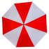 Parasol manualny, składany biało-czerwony V4215-52 (1) thumbnail