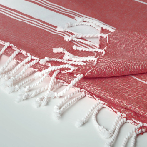Ręcznik plażowy czerwony MO9221-05 (2)