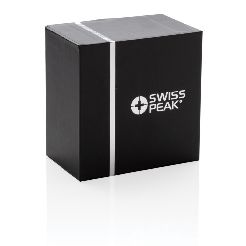 Basowy głośnik bezprzewodowy 5W Swiss Peak szary, szary P329.262 (9)