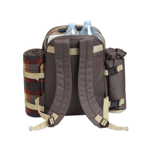 Luksusowy piknikowy plecak brązowy AR1470-01 (2)