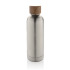 Butelka termiczna 500 ml Wood, stal nierdzewna z recyklingu silver P435.532  thumbnail
