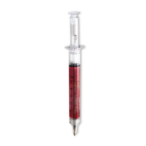 Długopis "strzykawka" czerwony V1524-05 