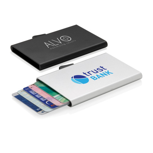 Etui na karty kredytowe C-Secure, ochrona RFID czarny P820.491 (5)