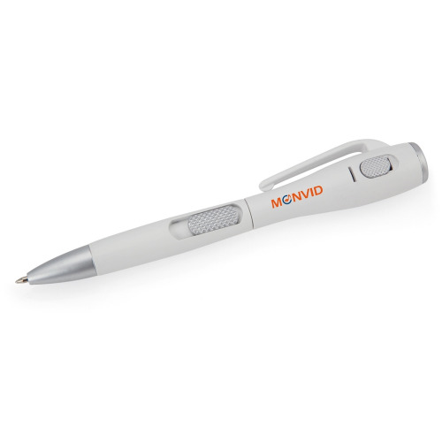 Długopis, lampka LED biały V1475/A-02 (3)