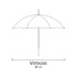Parasol manualny, składany fioletowy V4215-13 (3) thumbnail