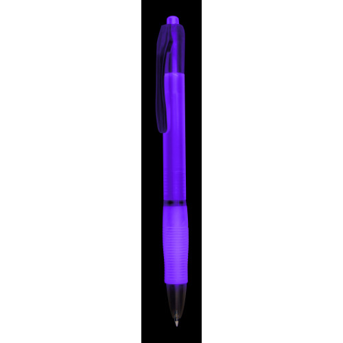 Długopis z gumowym uchwytem przezroczysty limonka KC6217-51 (1)