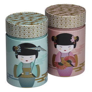 Puszka na herbatę 150g New Little Geisha różowa 75117