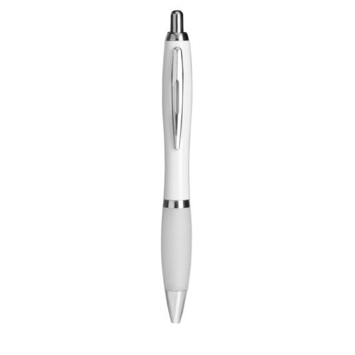 Długopis z miękkim uchwytem biały KC3314-06 