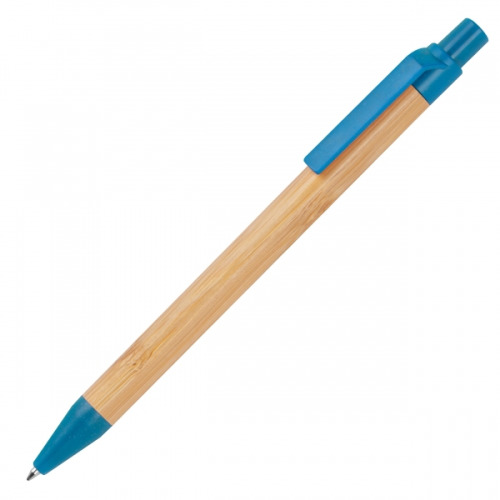 Długopis bambusowy Halle niebieski 321104 
