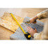 Nóż do tapet z mechanizmem zabezpieczającym, zapasowe ostrza w komplecie żółty V7237-08 (7) thumbnail