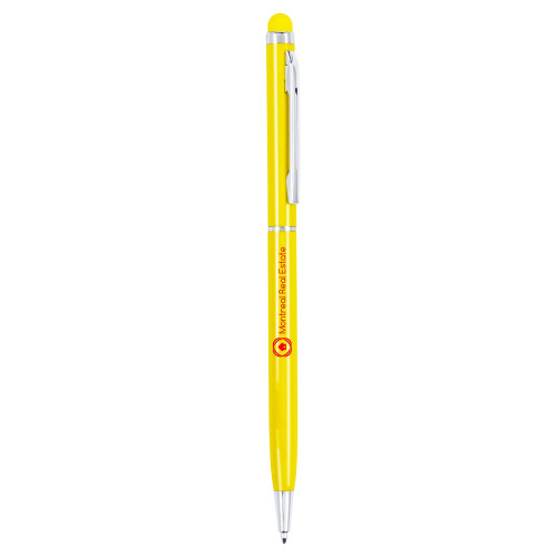 Długopis, touch pen żółty V1660-08 (3)