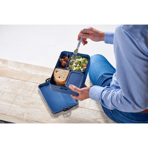 Lunchbox Take a Break Bento duży Nordic Green Mepal Turkusowy MPL107635692400 (3)