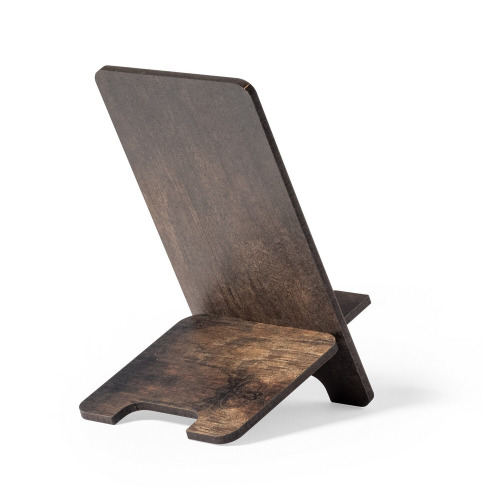 Drewniany stojak na telefon, składany neutralny V0909-00 (4)