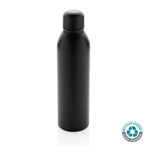 Próżniowa butelka sportowa 500 ml, stal nierdzewna z recyklingu black P433.041 (10)