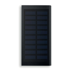 Solarny power bank 8000 mAh czarny