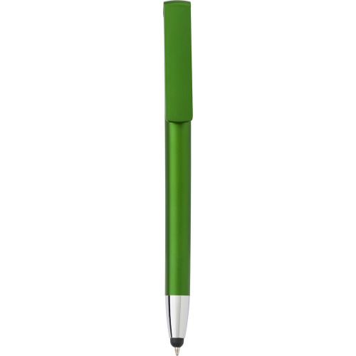 Długopis, touch pen, stojak na telefon zielony V1753-06 