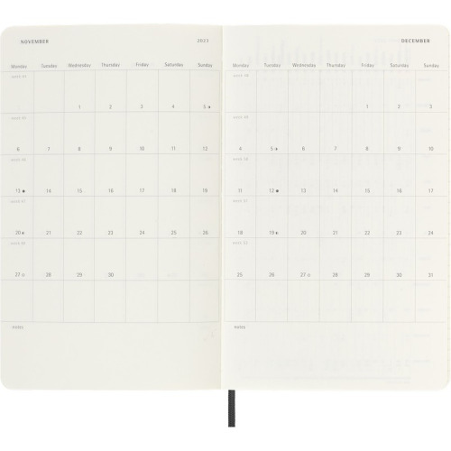 Kalendarz z notatnikiem MOLESKINE ciemnoniebieski VM398-27/2023 (3)