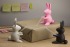 Podajnik taśmy Desk Bunny Różowy QL10114-PK (2) thumbnail