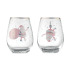 Zestaw 2 szklanek świątecznych biały CX1501-06 (1) thumbnail