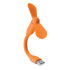 Przenośny wentylator USB pomarańczowy MO9063-10  thumbnail