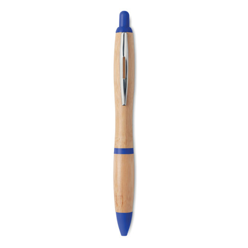 Długopis z bambusa niebieski MO9485-37 
