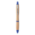 Długopis z bambusa niebieski MO9485-37  thumbnail