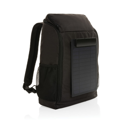 Plecak z panelem słonecznym 5W Pedro AWARE™ RPET czarny P763.291 