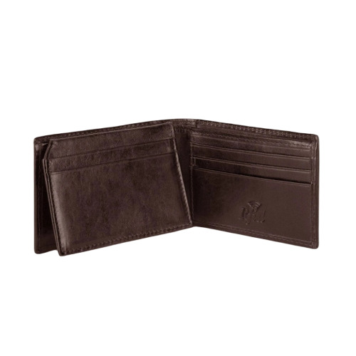 Męski portfel WITTCHEN ze skóry minimalistyczny Brązowy WITT26-1-421 (1)