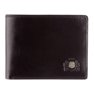 Męski portfel WITTCHEN z herbem średni Czarny