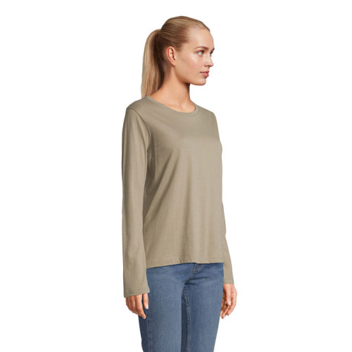 MONARCH WOMEN T-SHIRTS Khaki S04443-KH-M (2)