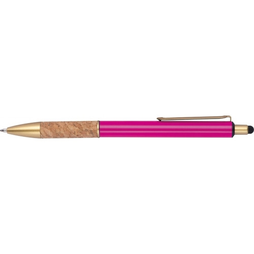Długopis metalowy touch pen CAPRI Różowy 369011 (1)