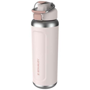 Termoizolowany bidon na wodę Stanley Classic Wellspring 710 ml wykonany z recyklingowanej stali nierdzewnej Różowe złoto