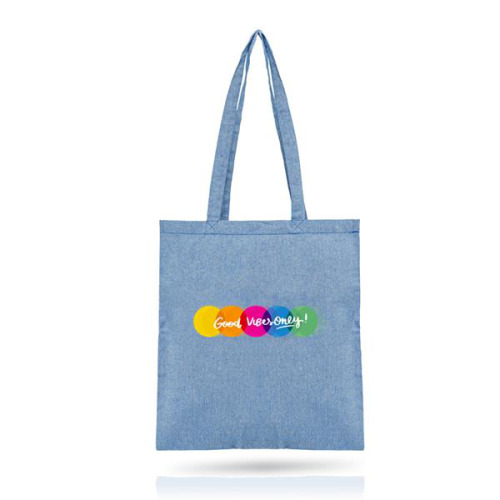 Torba z bawełny 140g z recyklingu z dodatkiem poliestru / RECYCOT Czerwony IP31117453 (8)