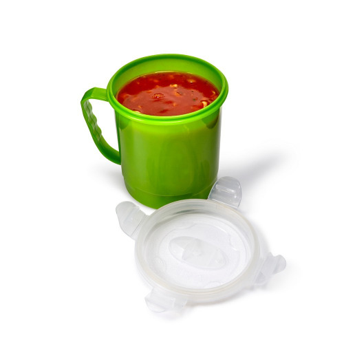 Kubek do mikrofalówki 720 ml Jasnozielony V9899-10 (7)