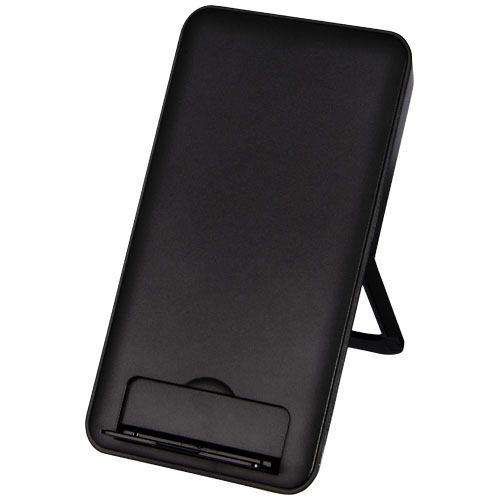 Bezprzewodowa ładowarka indukcyjna Loop o mocy 10W z tworzywa sztucznego pochodzącego z recyklingu ze stojakiem na telefon Czarny 12420390 (4)