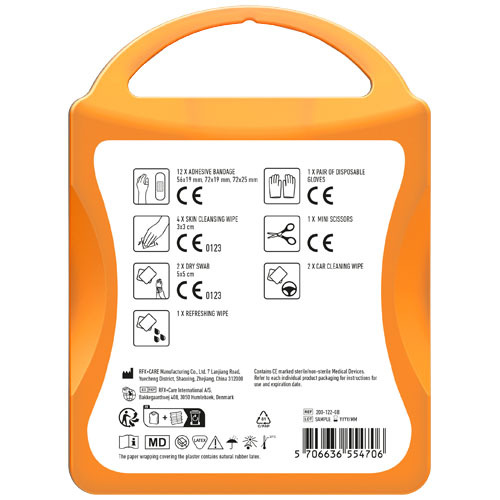 MyKit Zestaw pierwszej pomocy - Samochód Przezroczysty pomarańczowy 1Z250508 (4)