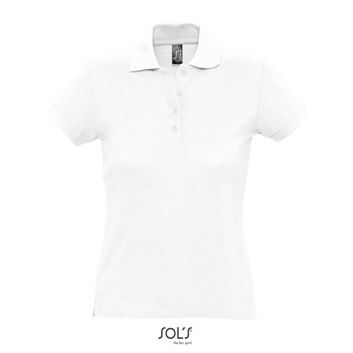 PASSION Damskie POLO 170g Biały S11338-WH-XXL 